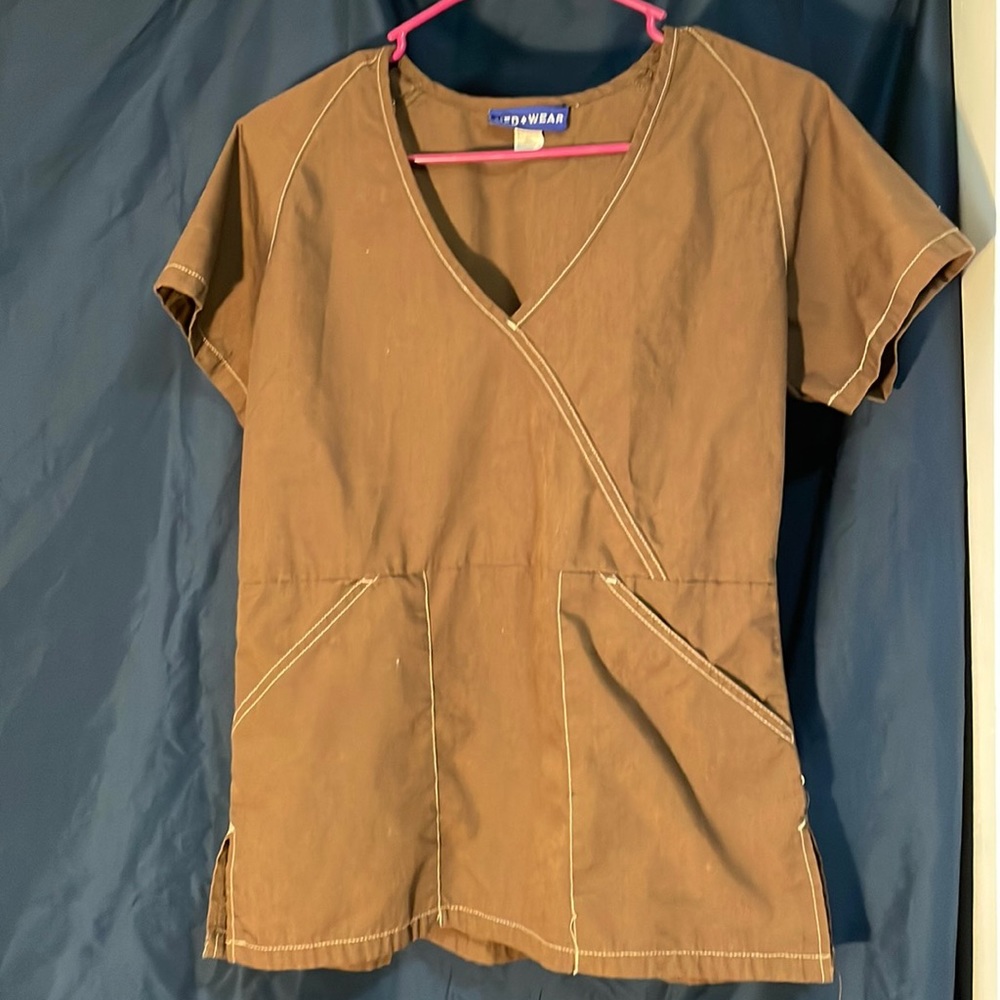 S scrub top